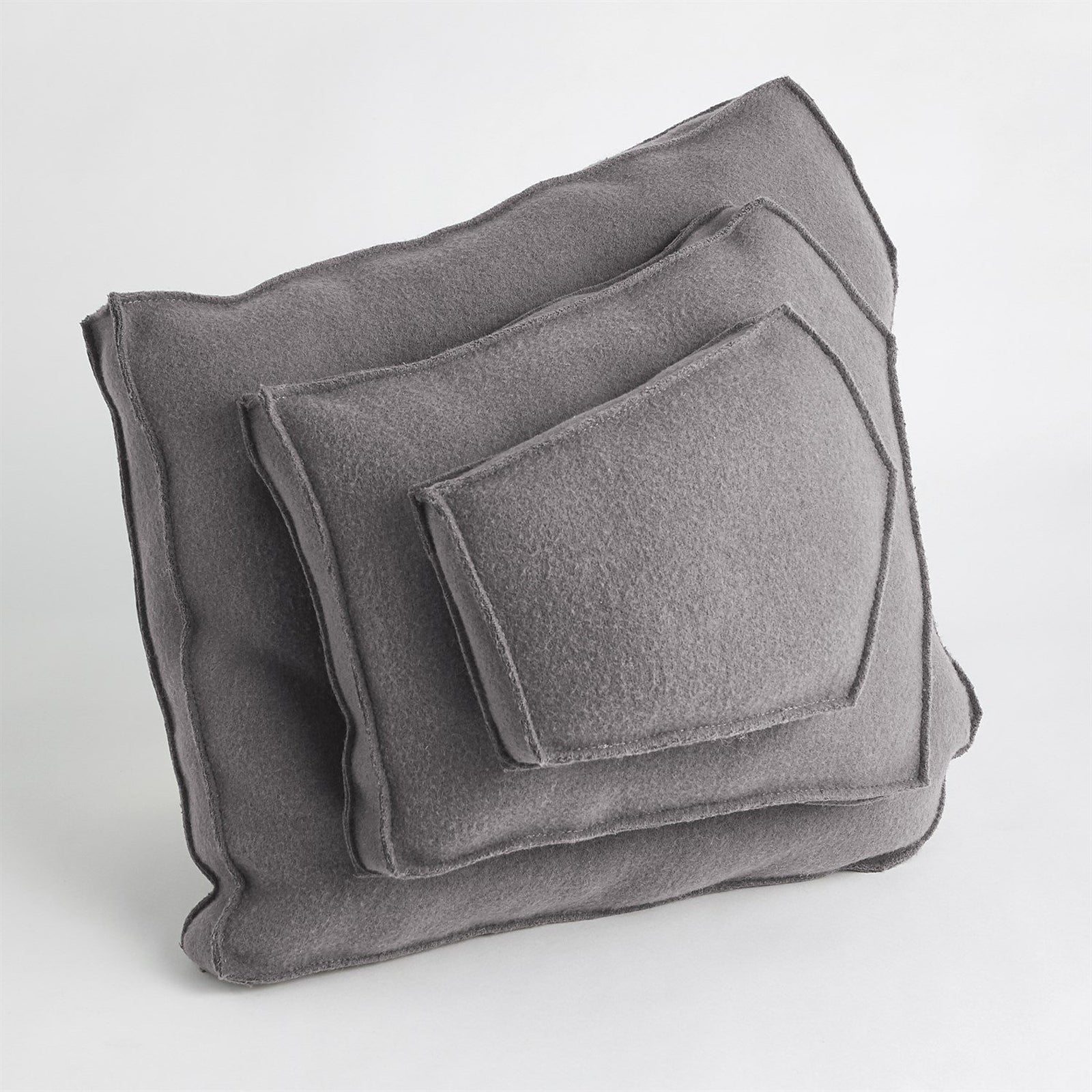 Global Views Rock Pillow Trapezoid Shape DSC