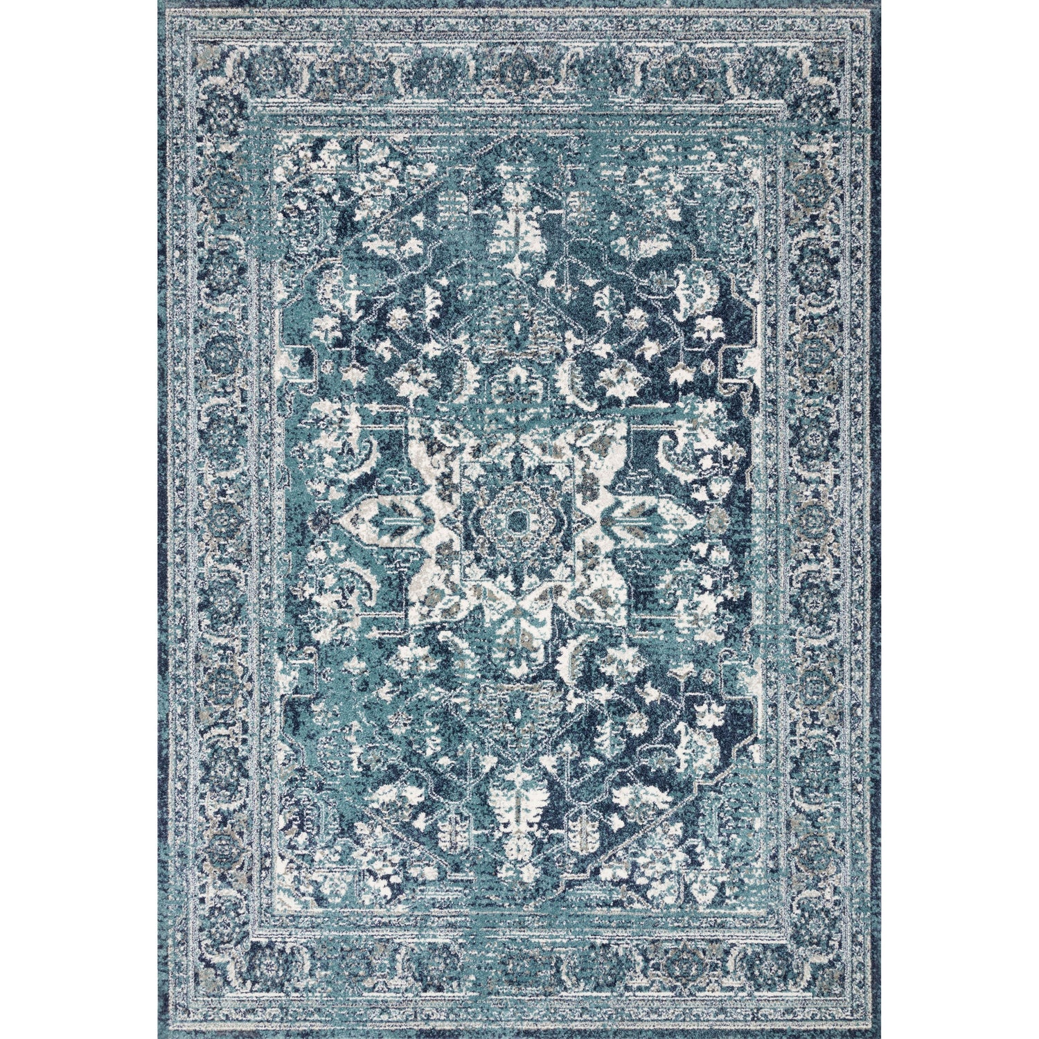 Loloi II Joaquin JOA-01 Ocean / Ivory Rug