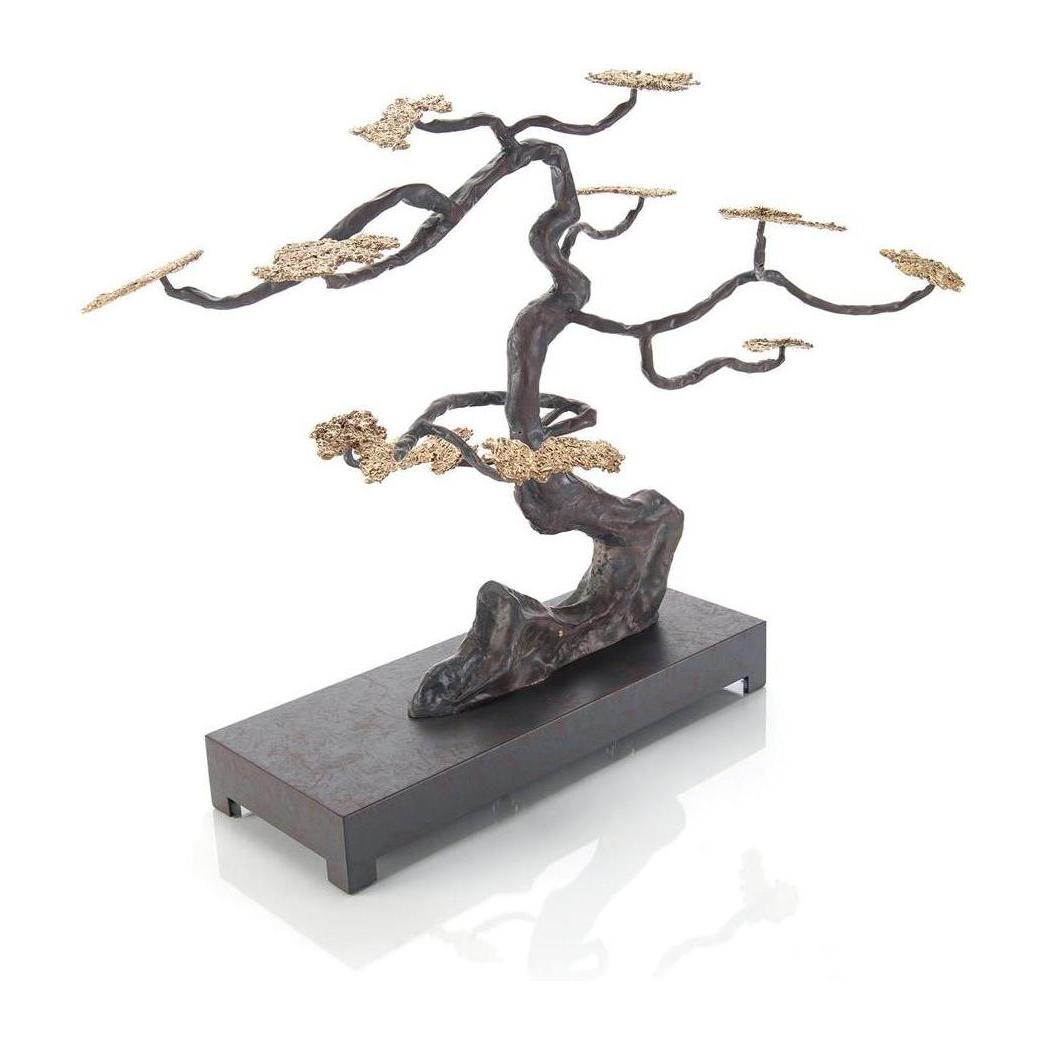 John Richard Windswept Sculpture In Antique Brass