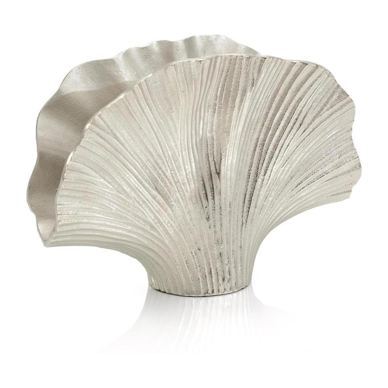 John Richard Aluminum Gingko Leaf Vases 13396