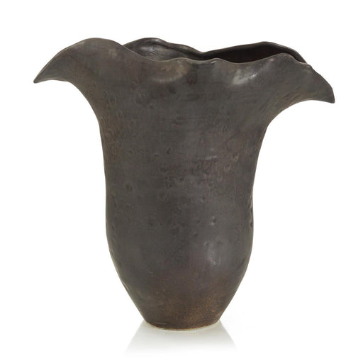 John Richard Graphite Gray Porcelain Vase II