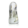 John Richard Decor Swirls of Gray Handblown Glass Sculpture I