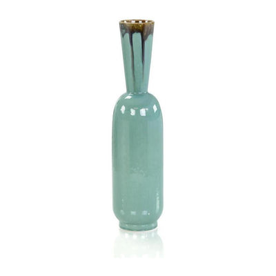 John Richard Decor Seafoam Green Trickle Vase II