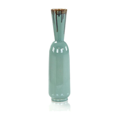 John Richard Decor Seafoam Green Trickle Vase I