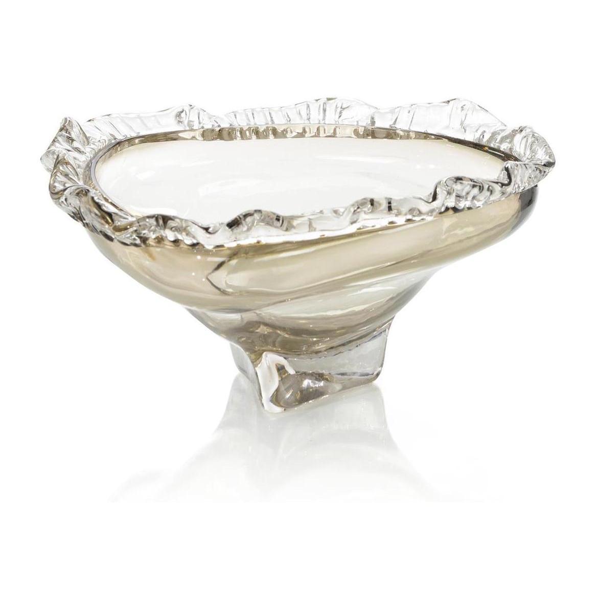John Richard Ruffled Glass Bowl