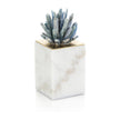John Richard Decor Cyanite Starburst on Marble Sculpture I