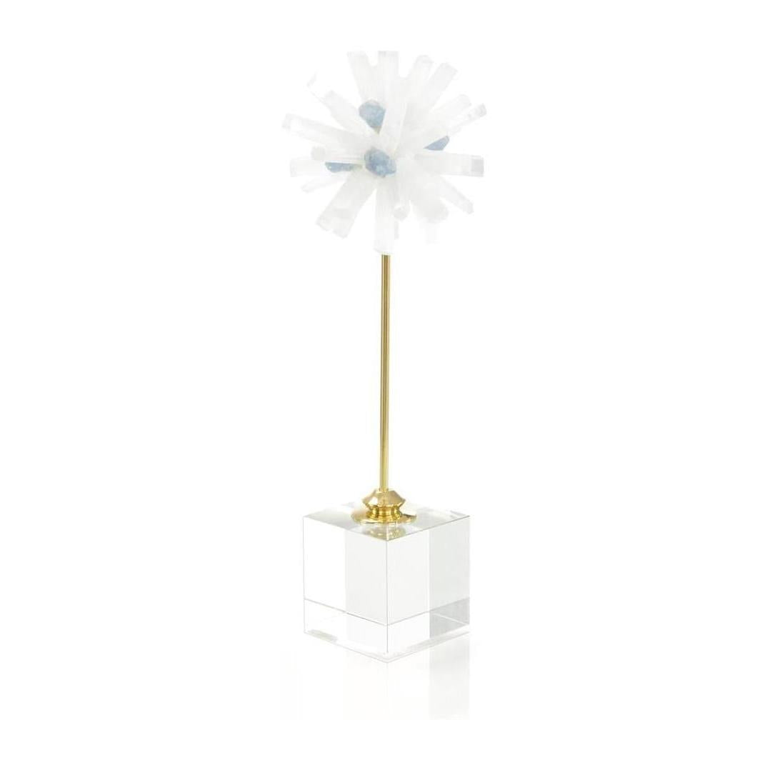 John Richard Decor Selenite Starburst Sculpture II