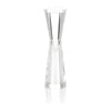John Richard Decor Crystal Hourglass Candleholder III Sale