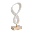 John Richard Decor Perpetual Loop Sculpture on Brass Base
