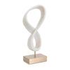 John Richard Decor Perpetual Loop Sculpture on Brass Base