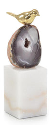John Richard Decor Agate Roost Sculpture on Marble Base