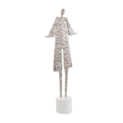 John Richard Decor Posing Silhouette Sculpture on Marble