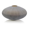 John Richard Decor Pinstripe Disc Vase
