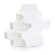 John Richard Decor White Incline Sculpture, Small