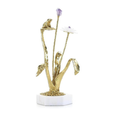 John Richard Decor Stone Garden Sculpture on Marble Base I