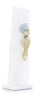John Richard Decor Brass Bird Sculpture on Selenite Roost I