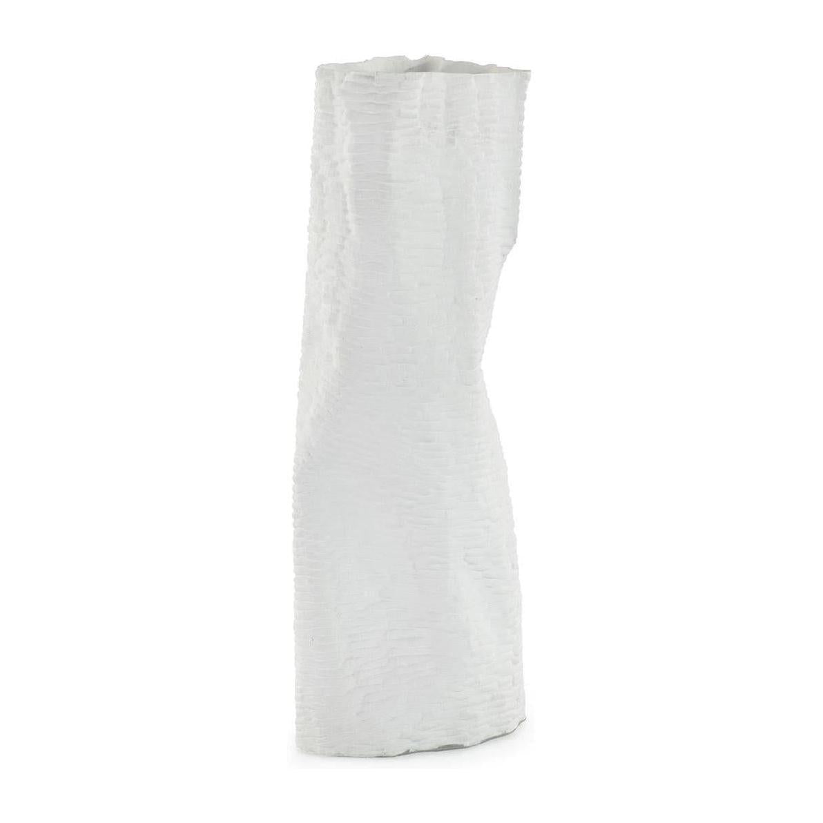 John Richard Decor Creased Porcelain Vase