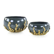 John Richard Decor Golden Disc Bowls, Set of 2 Sale