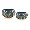John Richard Decor Golden Disc Bowls, Set of 2 Sale