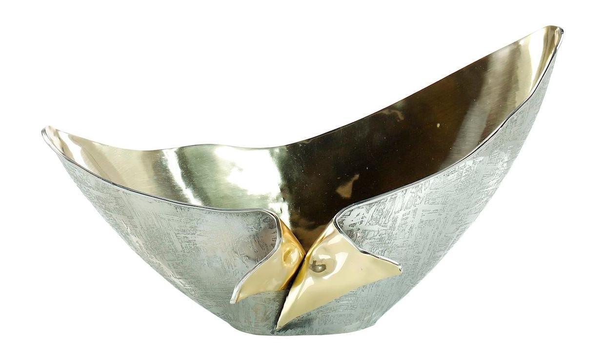John Richard Decor Andiamo Bowl, Nickel