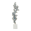 John Richard Decor Gleaming Leaf Sculpture on Marble Base