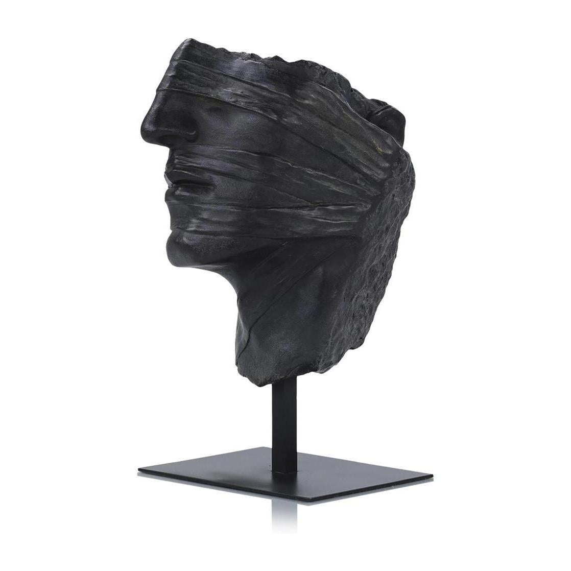 John Richard Decor Countenance Sculpture on Iron Base