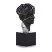John Richard Decor Fragmented Bust on Marble Base