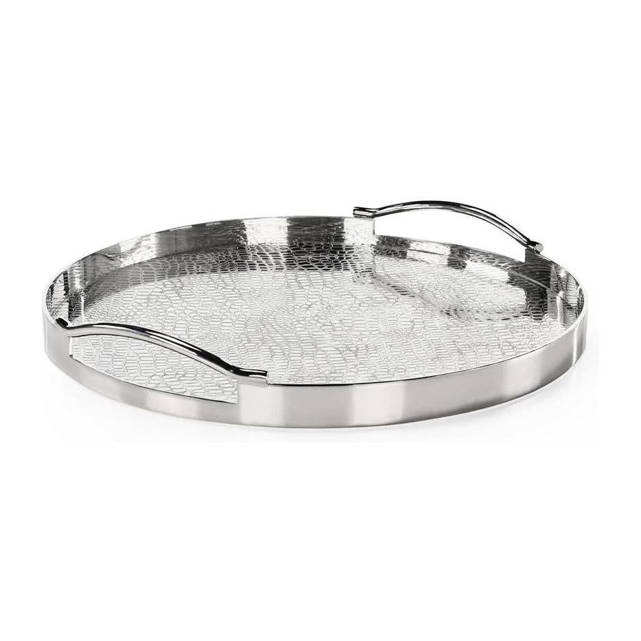 John Richard Decor Silver Serpent Tray