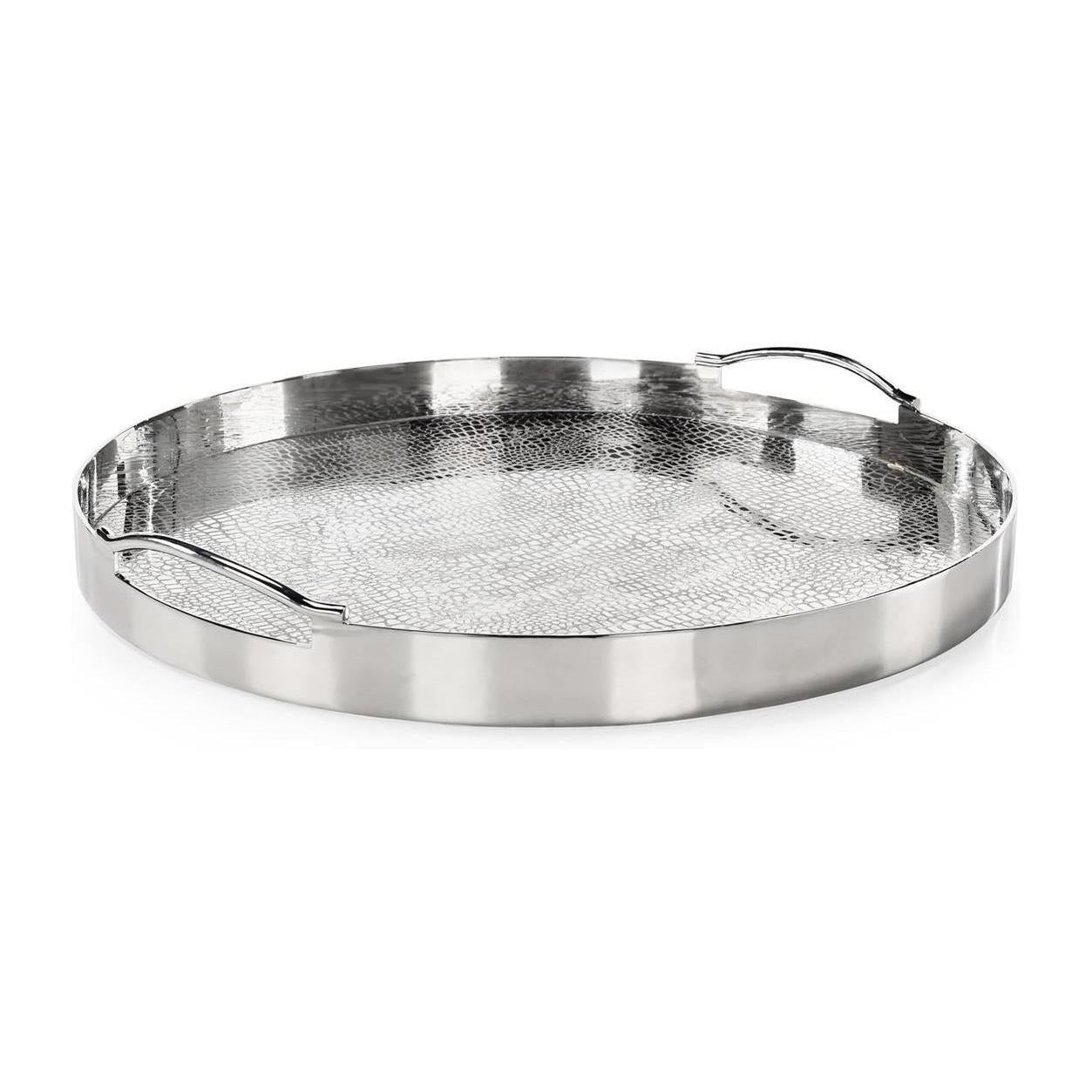 John Richard Decor Silver Serpent Tray