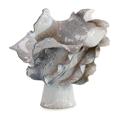 John Richard Decor Waved Porcelain Vase