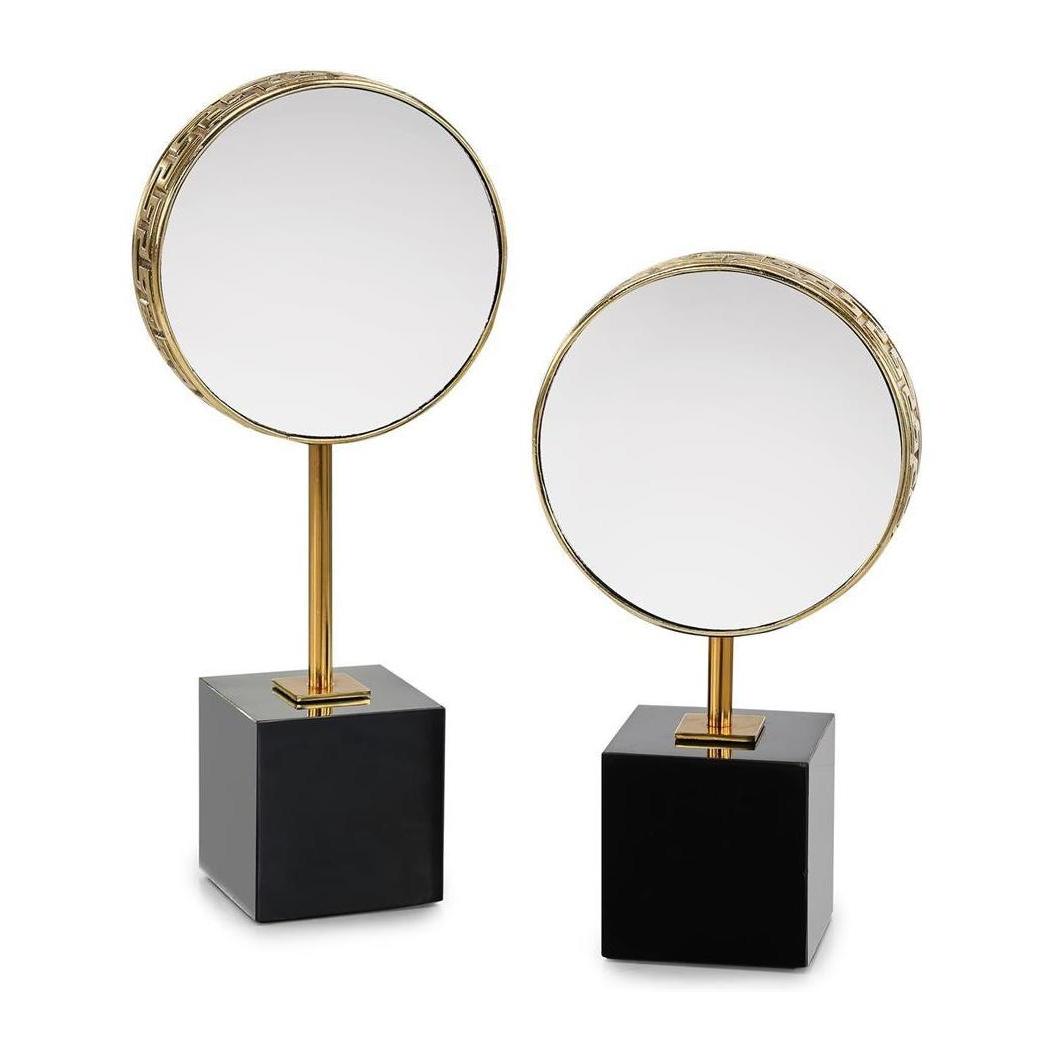 John Richard Hellenic Mirror Sculptures, Set of 2