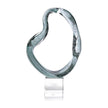 John Richard Decor Viridian Flux Sculpture on Crystal I