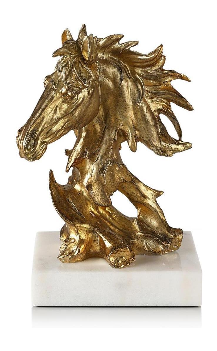 John Richard Decor Abstract Horse Sculpture on Marble