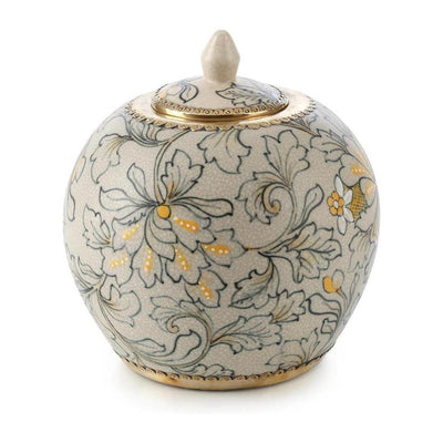 John Richard Decor Lidded Foliage Jar