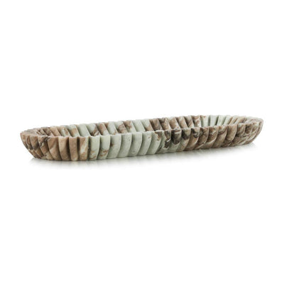 John Richard Decor Scalloped Marble Tray