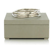 John Richard Decor Silver Coil Box