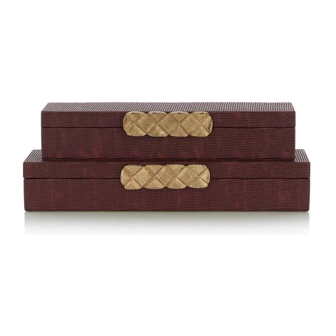 John Richard Decor Chateau Boxes, Set of 2