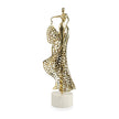 John Richard Decor Evangelina Sculpture on Marble, Brass