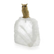 John Richard Decor Perched Brass Owl Sculpture on Selenite