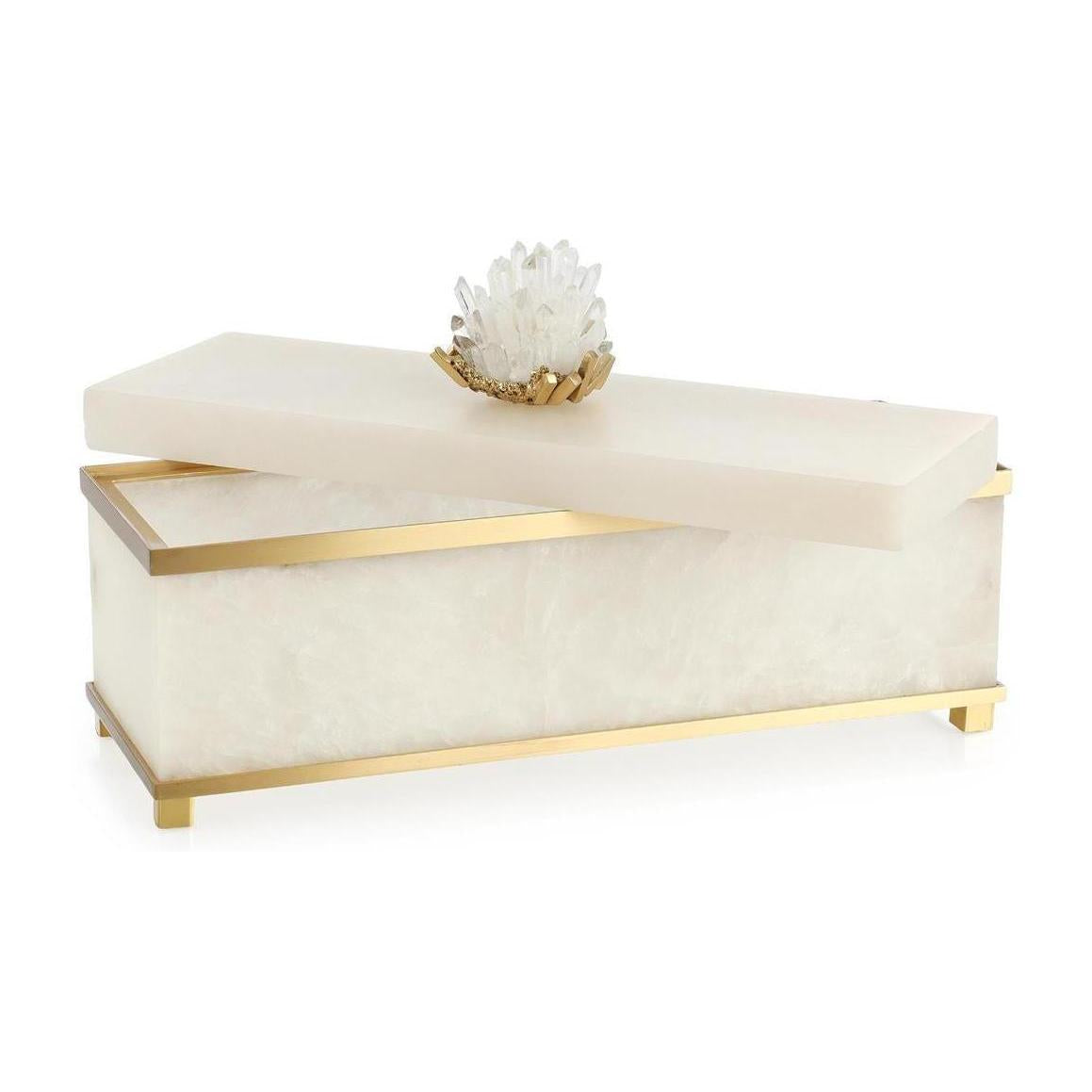 John Richard Decor Crystal Cluster Box