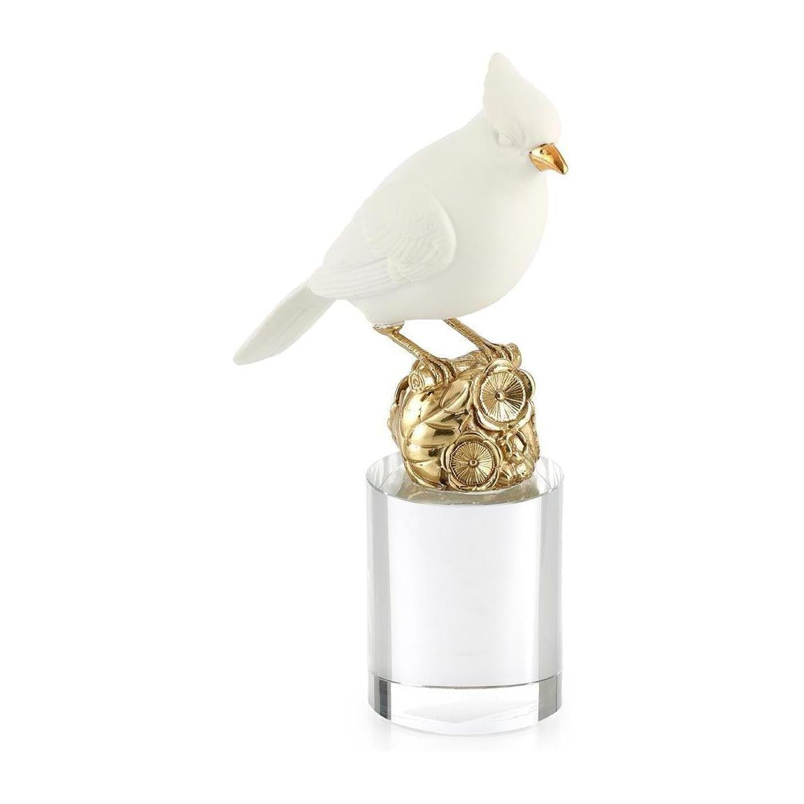 John Richard Decor Cardinal Sculpture on Crystal