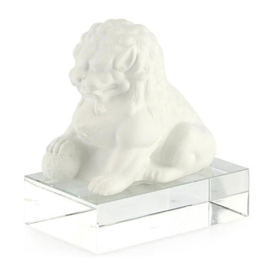 John Richard Decor Shishi Sculpture on Crystal I