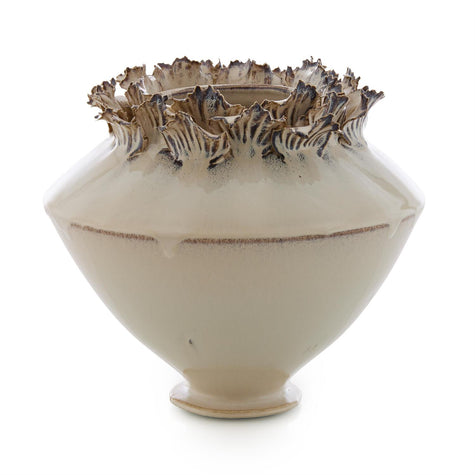 John Richard Porcelain Leaves Vase