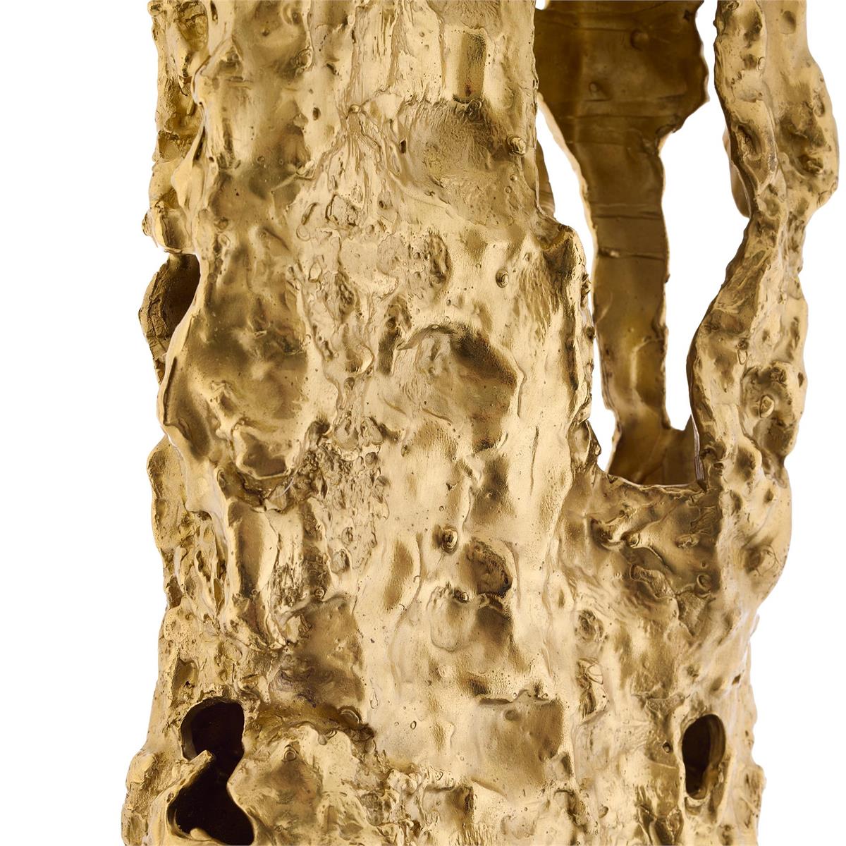 John Richard Brass Hollow Sculpture on Marble