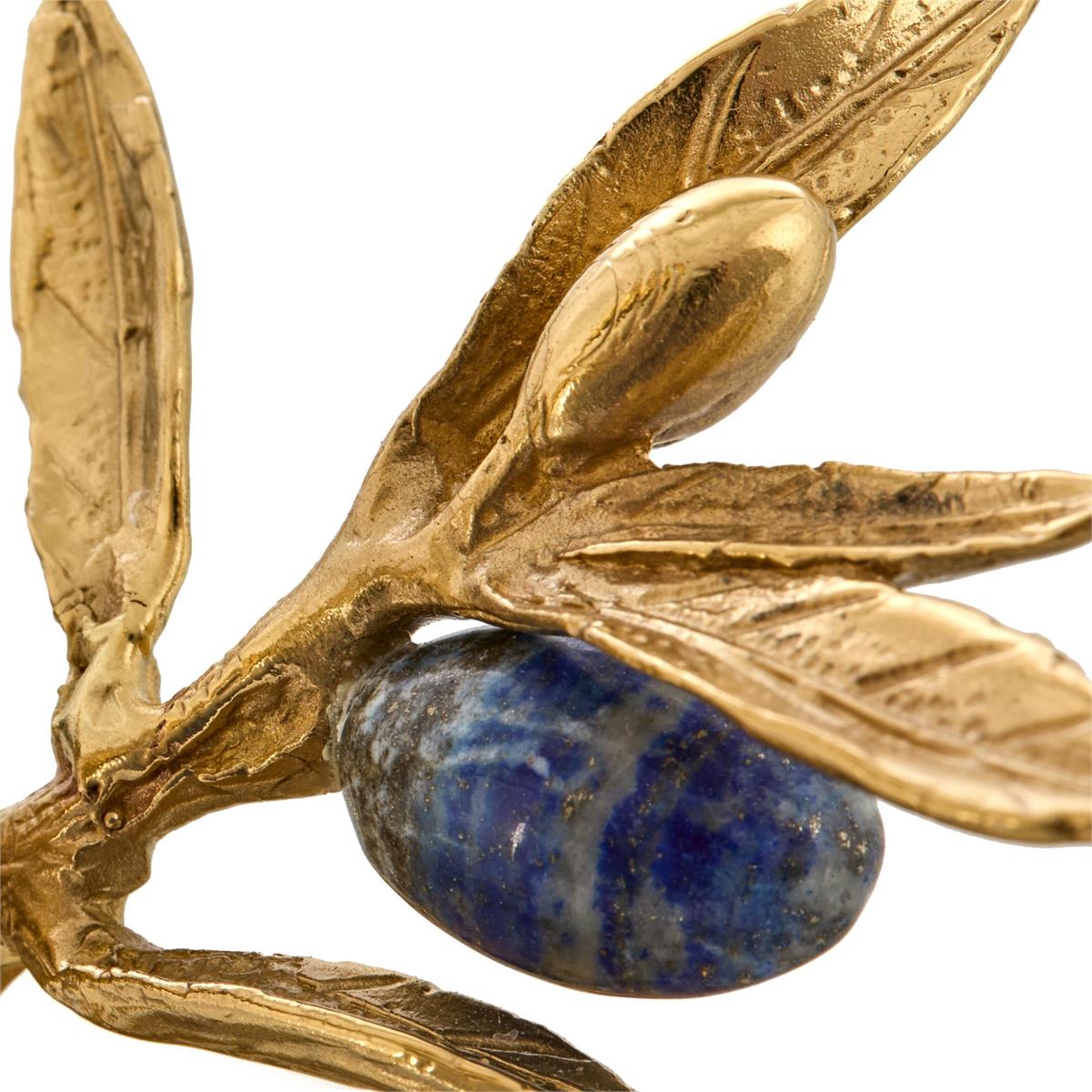 John Richard Brass Flora Candleholder