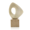 John Richard Abstract Loop Sculpture on Marble