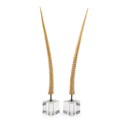 John Richard Horn Sculptures, Set of 2