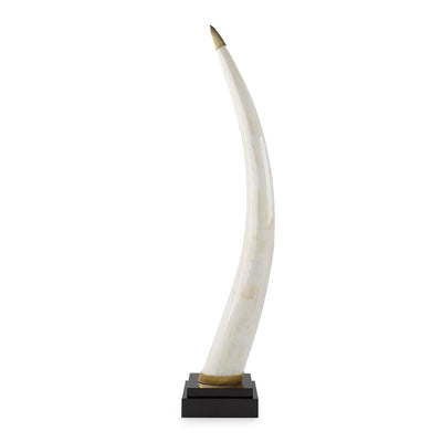 John Richard Jade Tusk Sculpture on Marble
