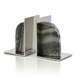 John Richard Stone Arc Bookends, Set of 2