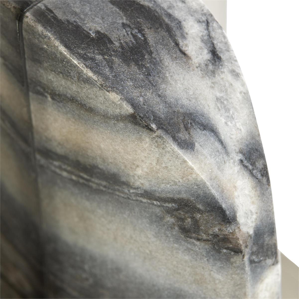 John Richard Stone Arc Bookends, Set of 2